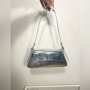 Zara Handbag- Silver